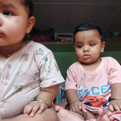 Arjun & Antara twins baby 